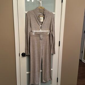 Barefoot Dreams Cardigan Capri Set